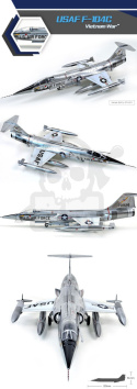 Academy 12576 USAF F-104C Vietnam War 1:72