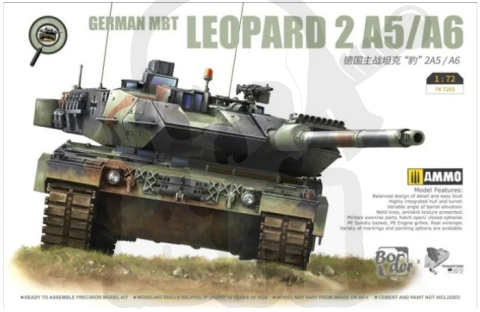 Border Model TK7201 German MBT Leopard 2 A5/A6 1:72