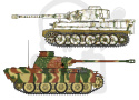 Hasegawa 30067 Tiger I & Panther G German Army Main Battle Tank Combo 2 Kits 1:72