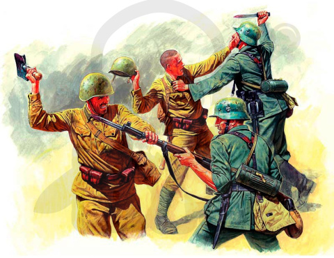 Master Box 3524 Frontier fight of summer 1941, hand to hand combat 1:35