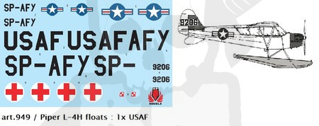 Smer 0949 Piper L-4 Floats 1:72