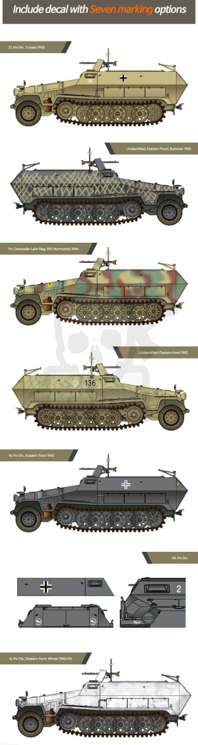 Academy 13540 German Sd.kfz.251 Ausf.C 1:35 Academy 13540 German Sd.kfz.251 Ausf.C 1:35