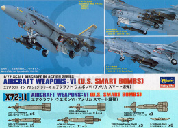 Hasegawa X72-11 U.S. Aircraft Weapons VI Set 1:72