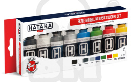 Hataka AS100 Scale modeling basic colours set