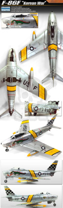 Academy 12546 USAF F-86F Korean War 1:72