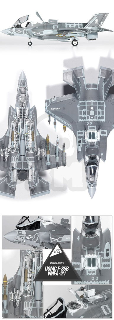 Academy 12569 USMC F-35B VMFA-121 Green Knights 1:72 Academy 12569 USMC F-35B VMFA-121 Green Knights 1:72