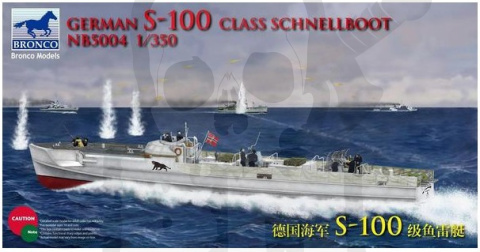 Bronco NB5004 German S-100 Class Schnellboot 1:350