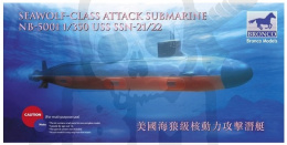 Bronco NB5001 USS SSN 21/22 Seawolf Class Attack Submarine 1:350