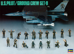 Hasegawa X48-05 U.S. Pilot/Ground Crew Set B 1:48