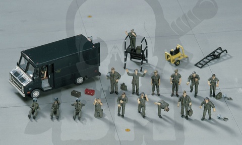 Hasegawa X72-07 U.S. Pilot and Crew Set 1:72