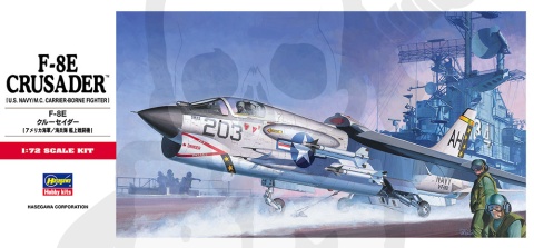 Hasegawa C09 F-8E Crusader 1:72