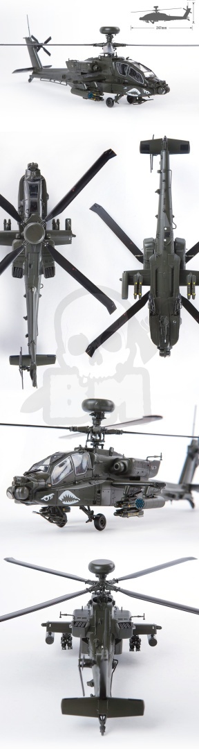 Academy 12551 AH-64D Block II Late Ver. US Army 1:72