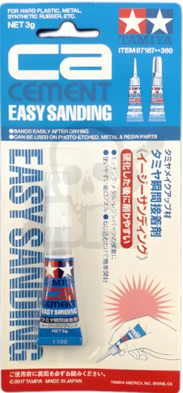 Tamiya 87187 Tamiya CA Cement Easy Sanding
