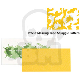 DSPIAE PMT-SP Precut Masking Tape - Squiggle Pattern