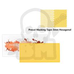 DSPIAE PMT-H03 Precut Masking Tape - 3mm Hexagonal