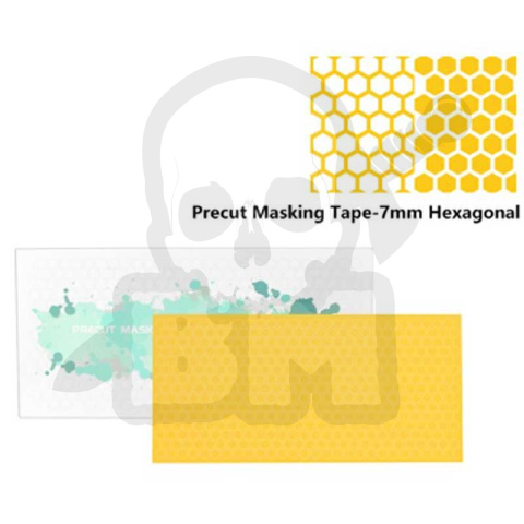 DSPIAE PMT-H07 Precut Masking Tape - 7mm Hexagonal