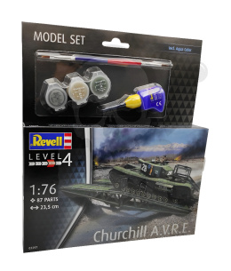 Revell 63297 Starter Set Churchill A.V.R.E 1:76