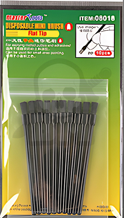 Trumpeter 08018 Disposable mini flat brush 10szt.