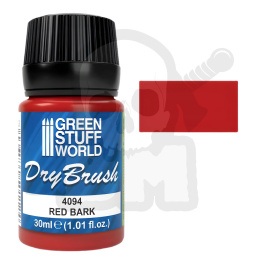 Dry brush Paint Red Bark 30ml