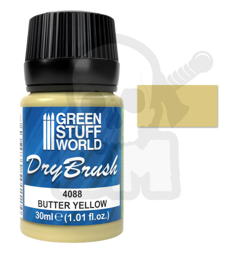 Dry brush Paint Butter Yellow 30ml