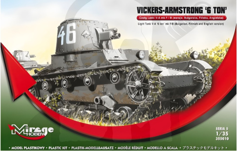 1:35 Vickers-Armstrong 6 Ton Mk F/B wersja Bułgarska Fińska Brytyjska