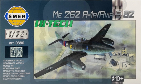 Smer 0886 Messerschmitt Me 262 A-1a Hi-Tech 1:72