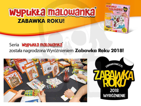 Wypukła Malowanka Kot Syberyjski zestaw kreatywny Wypukła Malowanka Kot Syberyjski zestaw kreatywny