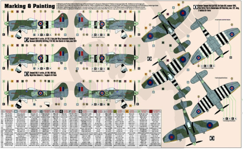 Mistercraft Starter Se tHawker Tempest Mk.V 1:72 + farbki 2 pędzelki klej