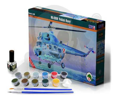 Mistercraft F-154 Starter Set Mi-2 RM Polish Navy 1:48