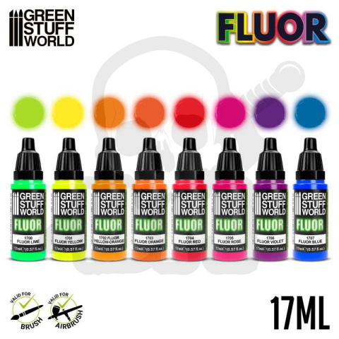 Paint Set - Fluor Paints Paint Set - Fluor Paints