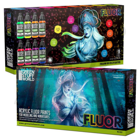 Paint Set - Fluor Paints Paint Set - Fluor Paints