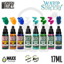 Green Stuff Paint Set - Warp Sorcery - farby 8x 17ml