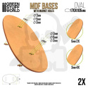 MDF Bases - Oval 170x105mm x2