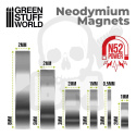 Magnesy neodymowe 2x1mm N52 100 szt.