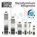 Magnesy neodymowe 2x1mm N35 50 szt.