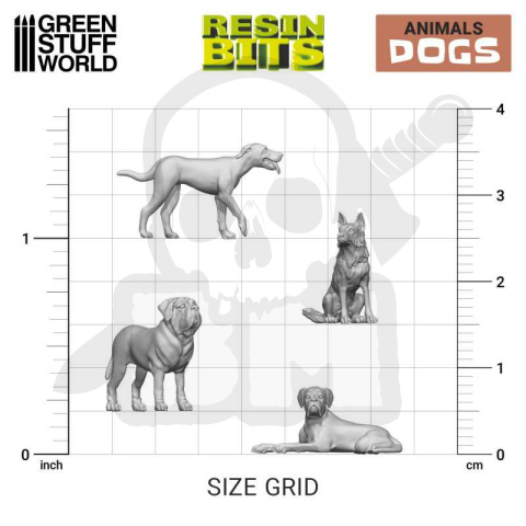 3D Printed Dogs - psy 10 szt. 3D Printed Dogs - psy 10 szt.