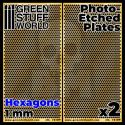 Photo-etched Plates - Large Hexagons