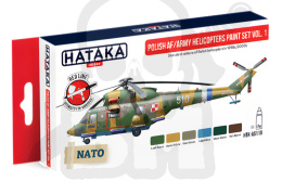 Hataka AS116 Polish AF/Army Helicopters Paint Set