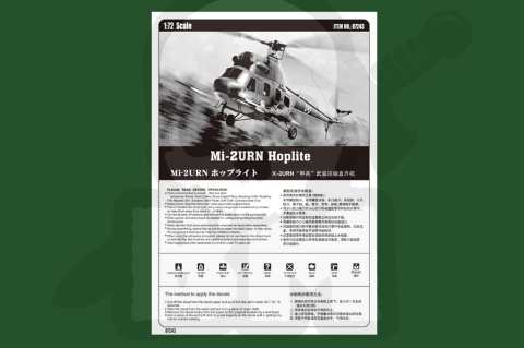 Hobby Boss 87243 Helikopter MI-2URN Hoplite (polskie malowanie) 1:72