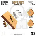 MDF Bases - Square 25 mm podstawki pod figurki