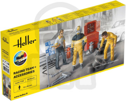 Heller 58750 Starter Set - Figurki - Racing Team + Akcesoria 1:24
