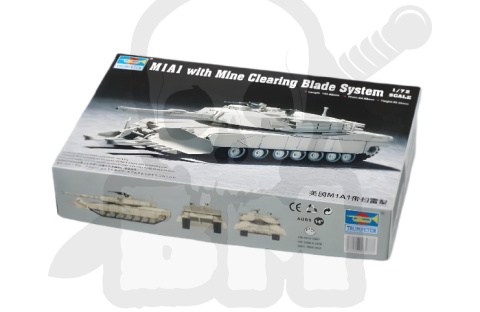 Trumpeter 07277 M1A1 Abrams w. Mine Clearing Blade System 1:72