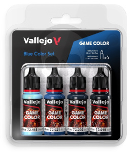 Vallejo 72376 Game Color Zestaw 4 farb - Blue Color