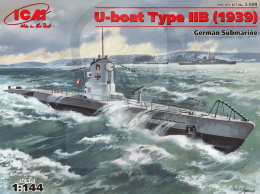 German Submarine U-Boat Type IIB (1939) 1:144