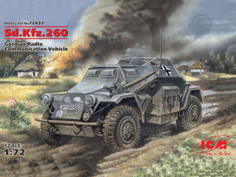 Sd.Kfz.260 German Radio Communication Vehicle 1:72