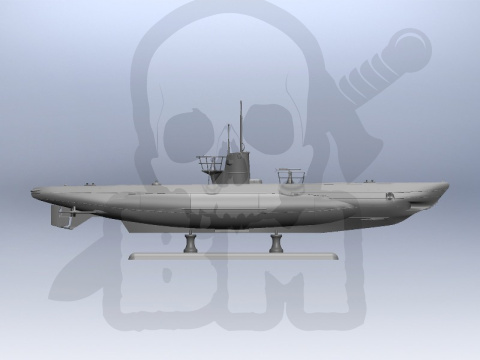 U-Boat Type IIB (1943) German Submarine 1:144 U-Boat Type IIB (1943) German Submarine 1:144