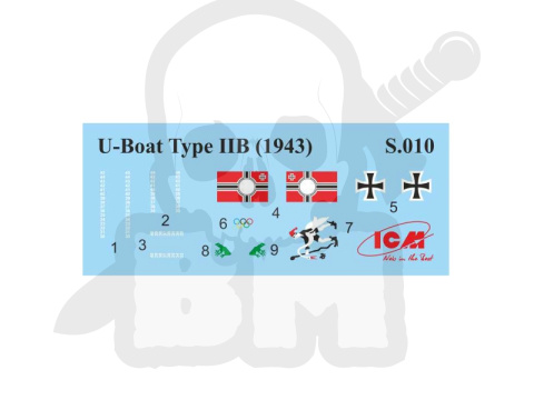 U-Boat Type IIB (1943) German Submarine 1:144 U-Boat Type IIB (1943) German Submarine 1:144