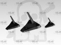 Aircraft Models Stands - czarne podstawki pod samoloty