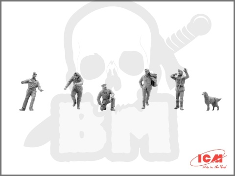 RAF Pilots and Ground Personnel (1939-1945) 1:48