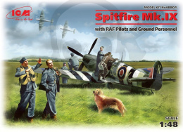 Spitfire Mk.IX with RAF Pilots and Ground Personnel 1:48